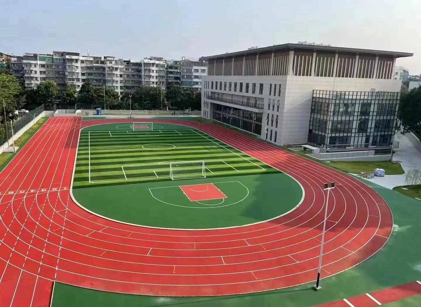 琼中黎族苗族自治县学校塑胶跑道塑胶篮球场 - 厂家